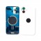 Оборудван Заден капак / Задно стъкло за iPhone 16 Plus - White/Бял