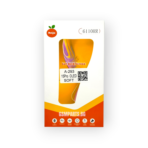 Дисплей + Тъч Скрийн за iPhone 15 Pro - RJ - Soft Oled 120Hz